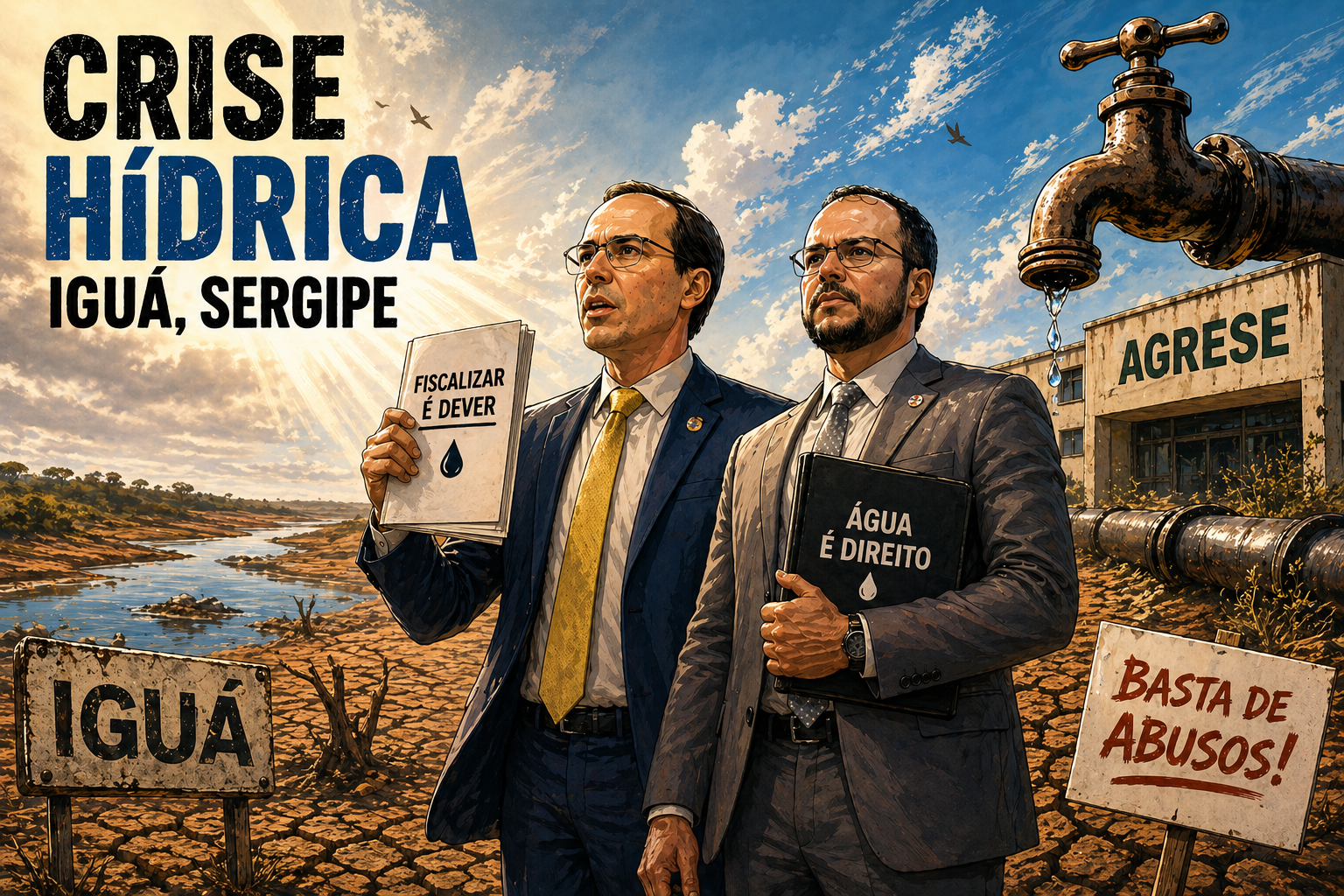 A Luta pela Água: Deputados, Cidadãos e MP se Unem contra os Abusos da Iguá em Sergipe